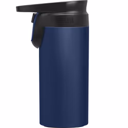 CamelBak Forge Flow Coffee & Travel Mug  Insulated Stainless Steel - Non-Slip Silicon Base - Easy One-Handed Operation - 12oz  Navy