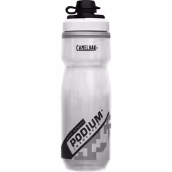 CamelBak Podium Dirt Chill, 0.62 ml, Bicycle, White, Silicone, Man/Woman, Flip lid
