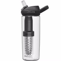 CamelBak Eddy Bottle Filtered By Lifestraw BPA Free Charcoal Dual Filter 600ml - 600ml, Clear