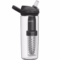 CamelBak Eddy Bottle Filtered By Lifestraw BPA Free Charcoal Dual Filter 600ml - 600ml, Clear