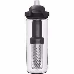 CamelBak Eddy Bottle Filtered By Lifestraw BPA Free Charcoal Dual Filter 600ml - 600ml, Clear