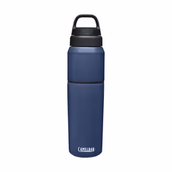CamelBak MultiBev Water Bottle & Travel Cup - Vacuum Insulated Stainless Steel - Navy - 22oz bottle & 16oz cup