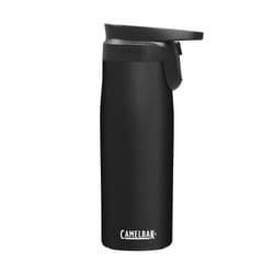 CamelBak Forge Flow Coffee & Travel Mug  Insulated Stainless Steel - Non-Slip Silicon Base - Easy One-Handed Operation - 20oz  Dune