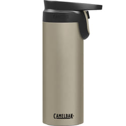 CamelBak Forge Flow Coffee & Travel Mug  Insulated Stainless Steel - Non-Slip Silicon Base - Easy One-Handed Operation - 16oz  Dune