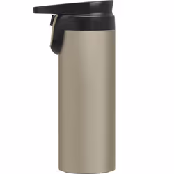 CamelBak Forge Flow Coffee & Travel Mug  Insulated Stainless Steel - Non-Slip Silicon Base - Easy One-Handed Operation - 16oz  Dune