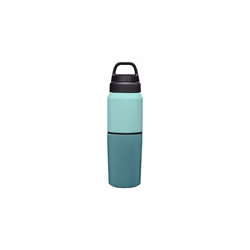 Camelbak Multibev Stainless Steel Vacuum Insulated Drinks Bottle - Coastal/Lagoon - 17oz/12oz - 500ml/350ml