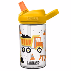 CamelBak Limited Edition Eddy+ Kids Water Bottle, 400 ml, Daily usage, Transparent, Yellow, Child, Boy, Polypropylene