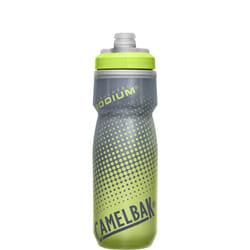 camelBak Podium chill Insulated Bike Water Bottle - Easy Squeeze Bottle - Fits Most Bike cages - 21oz  Yellow Dot
