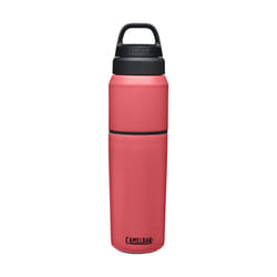 CamelBak MultiBev Water Bottle & Travel Cup - Vacuum Insulated Stainless Steel - Wild Strawberry - 22oz bottle & 16oz cup
