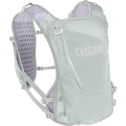 Camelbak Zephyr Pro Vest 12L with 2 x 500ml Quick Stow Flasks Running Hydration Mens Surf Pack - 12L, Sky Grey/Lavender Blue