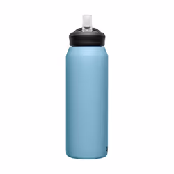 CamelBak eddy+ Water Bottle with Straw 32oz - Insulated Stainless Steel  Dusk Blue