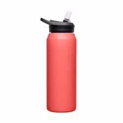 CamelBak eddy+ Water Bottle with Straw 32oz - Insulated Stainless Steel  Wild Strawberry