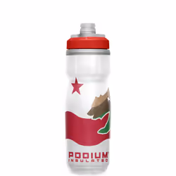 CamelBak Podium Chill Insulated Bike Water Bottle - Easy Squeeze Bottle - Fits Most Bike Cages - 21oz  California