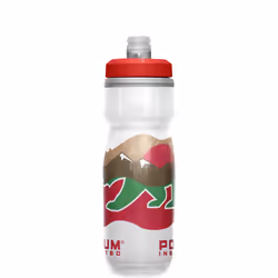 CamelBak Podium Chill Insulated Bike Water Bottle - Easy Squeeze Bottle - Fits Most Bike Cages - 21oz  California