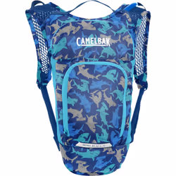 CamelBak Mini M.U.L.E. Kids Hydration Backpack for Hiking and Biking - 50oz  Sharks