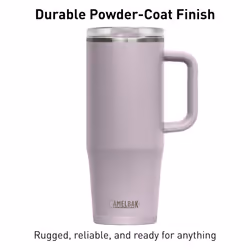 CamelBak Thrive Leak-Proof 32 oz Mug, Insulated Stainless Steel - For travel, coffee, tea, hot beverages - Spill Proof Cup-holder Compatible, Purple