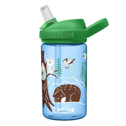camelBak Eddy+ 14 oz Kids Water Bottle with Tritan Renew - Straw Top, Leak-Proof When closed, Hibernating for Winter