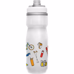 CamelBak Podium Chill Insulated Bike Water Bottle - Easy Squeeze Bottle - Fits Most Bike Cages - 21oz  Wild Pride