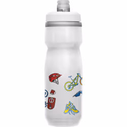 CamelBak Podium Chill Insulated Bike Water Bottle - Easy Squeeze Bottle - Fits Most Bike Cages - 21oz  Wild Pride