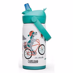 CamelBak Thrive Flip Straw Kids, 400 ml, Daily usage, Turquoise, White, Stainless steel, Child, Boy/Girl