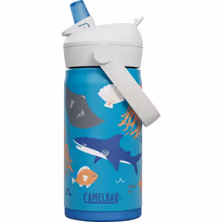 CamelBak Thrive Flip Straw Kids, 400 ml, Daily usage, Blue, White, Stainless steel, Child, Boy/Girl