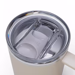 CamelBak Thrive Leak-Proof 16 oz Mug  Insulated Stainless Steel - For travel  coffee  tea  hot beverages - Spill Proof - Cup-holder Compatible  Stone