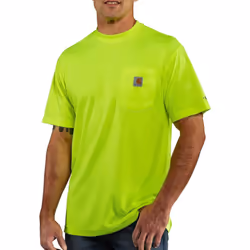 Carhartt Men's High-Visibility Force Relaxed Fit Lightweight Color Enh