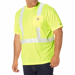 Carhartt Men's High Visibility Force Short Sleeve Class 2 Tee Brite Li