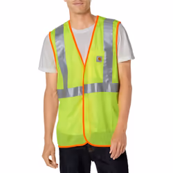 Carhartt Men's High Visibility Class 2 Vest Brite Lime XX-Large