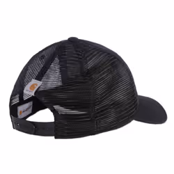 Carhartt Unisex, Canvas Mesh-Back Logo Graphic Cap, Black, One Size