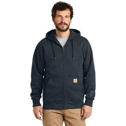 Carhartt mens Rain Defender Paxton Heavyweight Hooded Sweatshirt Full Zip Big & Tall fashion hoodies  New Navy  4X-Large US