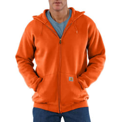 CarharttmensLoose Fit Midweight Full-Zip SweatshirtOrangeSmall