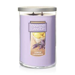 Yankee Candle Lemon Lavender Scented  Classic 22oz Large Tumbler 2-Wick Candle  Over 75 Hours of Burn Time  Ideal for Home Decor or Gifts