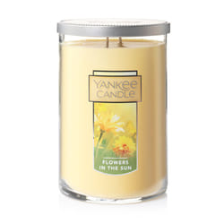 Yankee Candle Flowers in the Sun Scented  Classic 22oz Large Tumbler 2-Wick Candle  Over 75 Hours of Burn Time