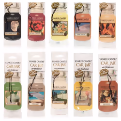 Yankee Candle Assorted Paper Car Jar Air Fresheners 10 Scents (Variety Pack)