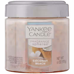 Yankee Candle Fragrance Spheres Odor Neutralizing Beads for Up to 30 Days 6 oz (Coconut Beach)