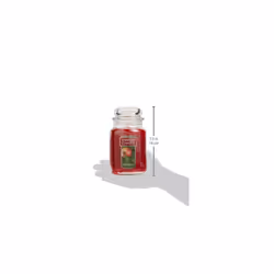 Yankee Candle Macintosh Scented  Classic 22oz Large Jar Single Wick Candle  Over 110 Hours of Burn Time