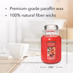 Yankee Candle Home for the Holidays Scented  Classic 22oz Large Jar Single Wick Candle  Over 110 Hours of Burn Time