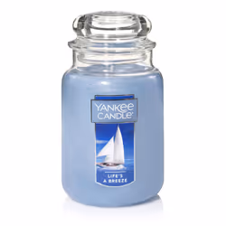 Yankee Candle Lifes A Breeze Scented Classic 22oz Large Jar Single Wick Candle Over 110 Hours of Burn Time