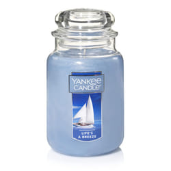 Yankee Candle Lifes A Breeze Scented  Classic 22oz Large Jar Single Wick Candle  Over 110 Hours of Burn Time