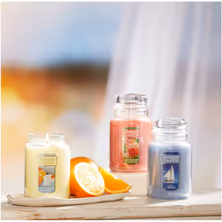 Yankee Candle Lifes A Breeze Scented  Classic 22oz Large Jar Single Wick Candle  Over 110 Hours of Burn Time
