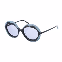 Gafas De Sol De Acetato Con Forma Ovalada Me630s Mujer - blue,grey, TU
