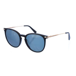 Gafas De Sol De Acetato Con Forma Ovalada Lo646s Mujer - black, TU