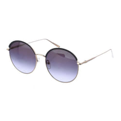 Gafa De Sol De Metal Con Forma Redonda Lo131s Mujer - silver, TU