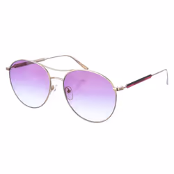 Gafas De Sol Estilo Piloto De Metal Lo133s Para Mujer - gray, TU