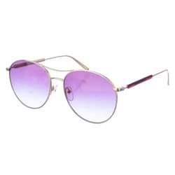 Gafas De Sol Estilo Piloto De Metal Lo133s Para Mujer - gray, TU
