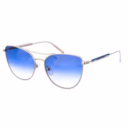 Gafas De Sol Estilo Piloto De Metal Lo134s Para Mujer - blue, TU
