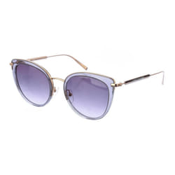 Gafa De Sol De Metal Y Acetato Con Forma Ovalada Lo661s Mujer - gray, TU