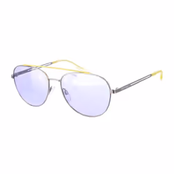 Gafa De Sol De Metal Con Forma Ovalada Cv100s Mujer - blue, TU