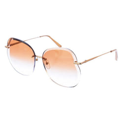 Gafas De Sol Mariposa De Metal  Lo160s Para Mujer - brown, TU